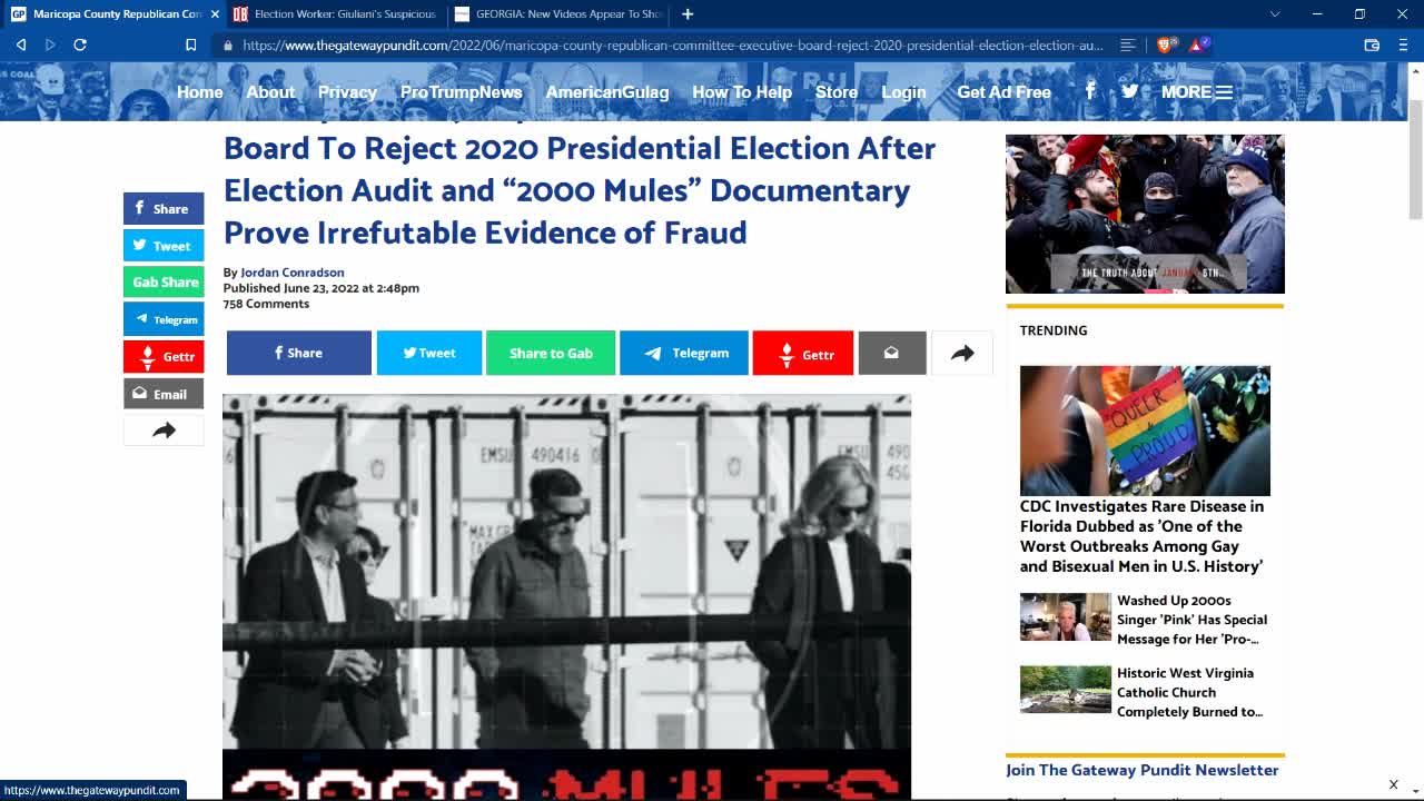 Maricopa County Republican Reject 2020 Election