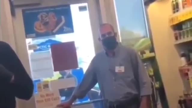 Man Defends His Right to Not Wear a Mask - AWESOME!!!