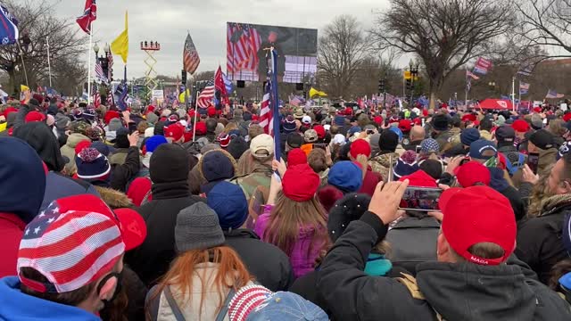 Trump Speaking at January 6th Rally Mentioning Rudy Giuliani and Son Andrew