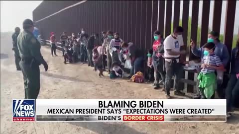 Mexican President Blames Biden For The Border Crisis