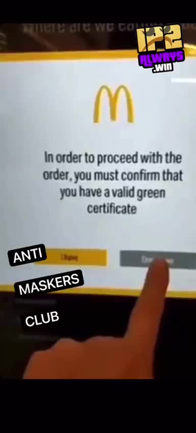 Vid: Israel Refuses Service To UNVAXXED. No Green Card no Food