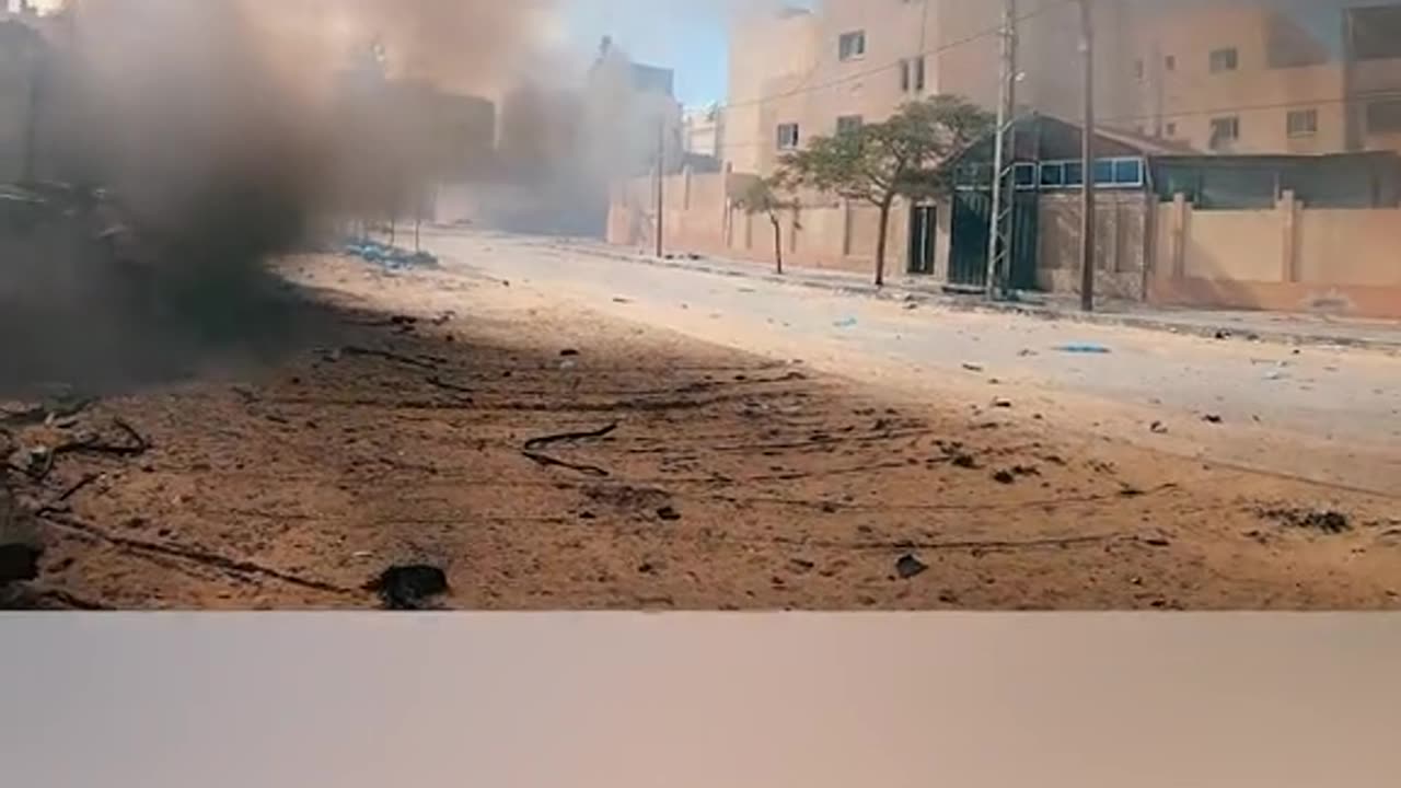 AL-QASSAM FIGHTERS ENGAGING WITH IDF ARMY VEHICLES