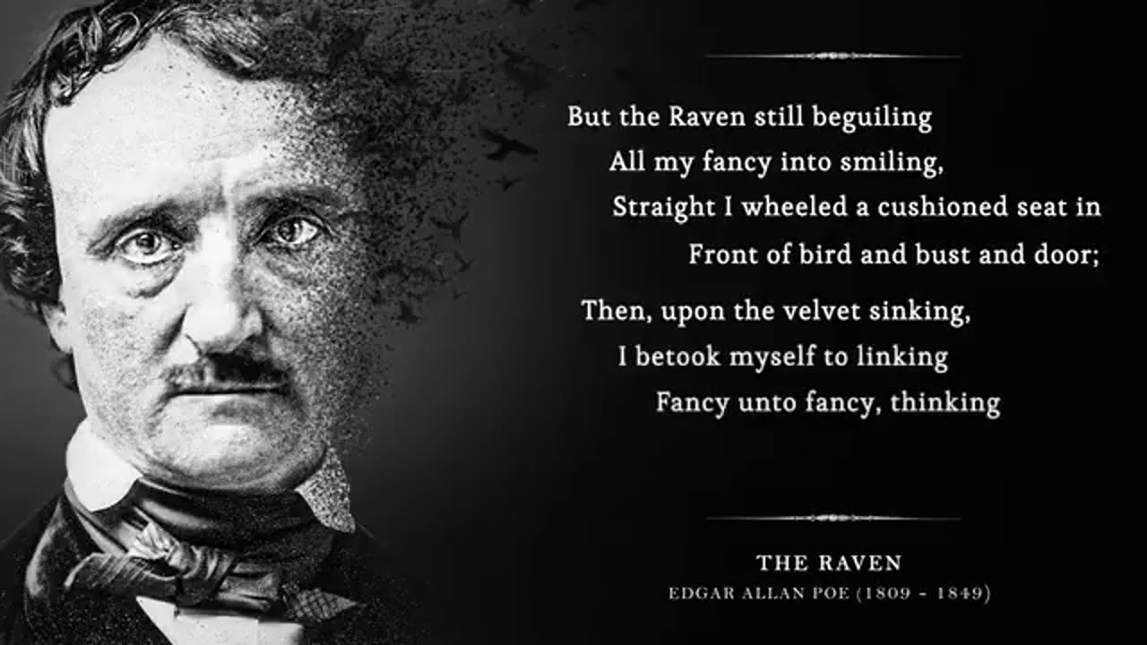 THE RAVEN by Edgar Allan Poe (Best Reading)