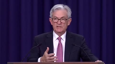 Fed Chair Jerome Powell delivers remarks following Fed's interest rate announcement