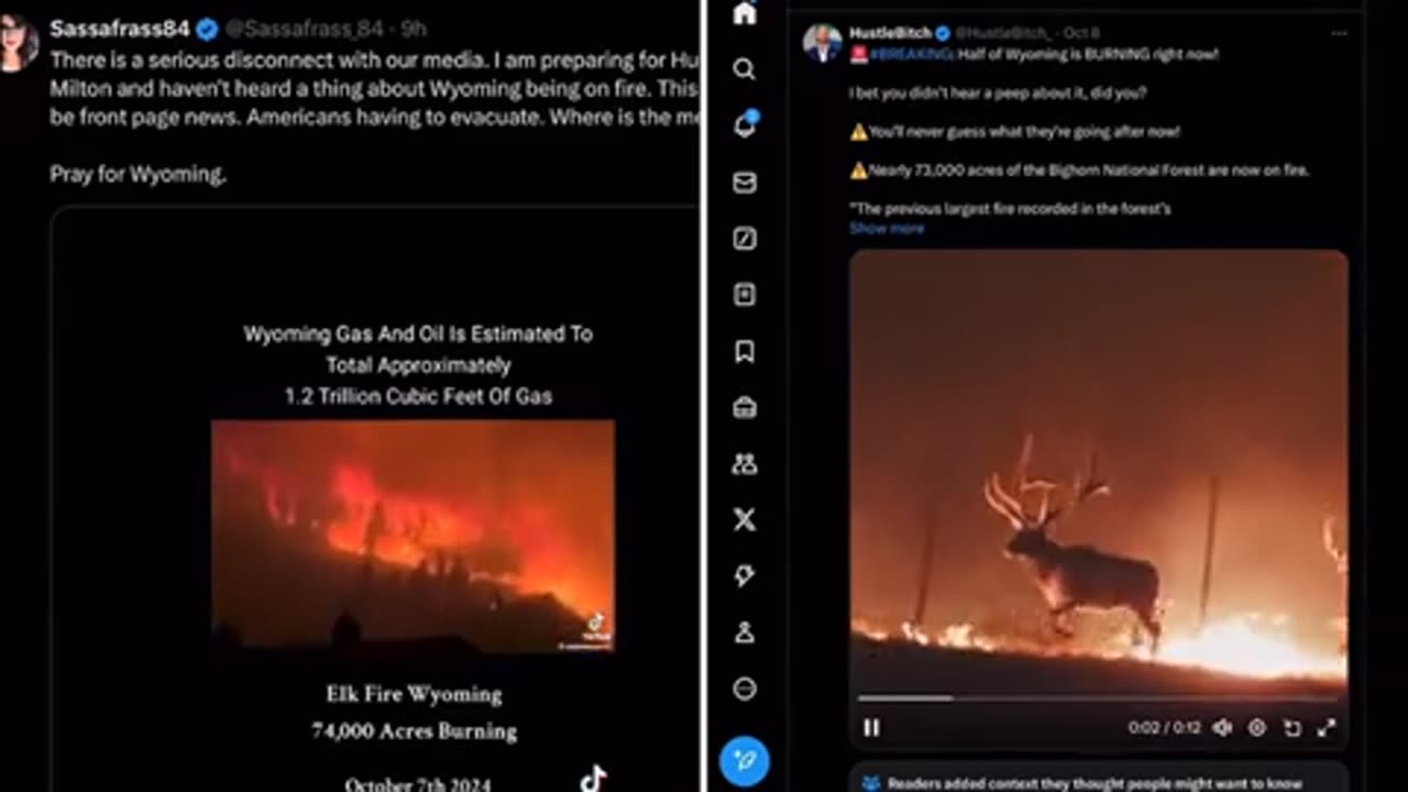 Wyoming Fires .. Deliberate for the Gold There..