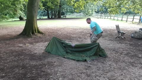 Setting up the Naturehike Cloudpeak 2 tent