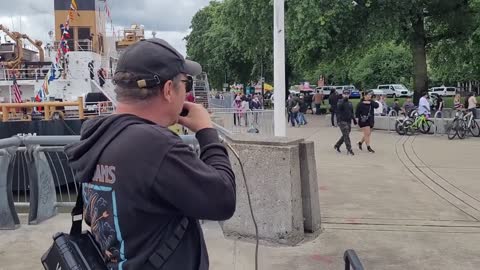 Street Preaching at Waterfront Park in Downtown Portland 6-11-22