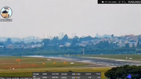 Arremetida no aeroporto de Guarulhos