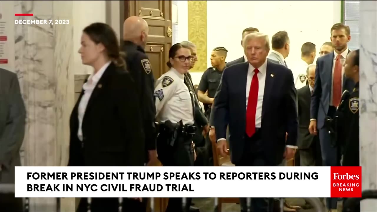 BREAKING NEWS: Trump Accuses New York Attorney General Letitia James Of Committing 'Fraud'