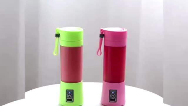 Mini Liquidificador Portátil Suco Shake Take Juice Cup 6 Laminas Com Cabo Usb