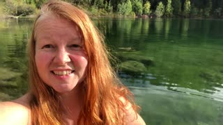 Swimming at Blue Lake