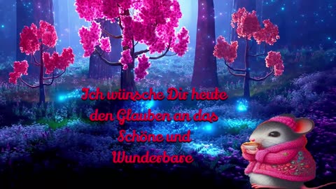 Guten Morgen Gruß - der neue Tag sagt nie: Ich komme nicht🌸💐