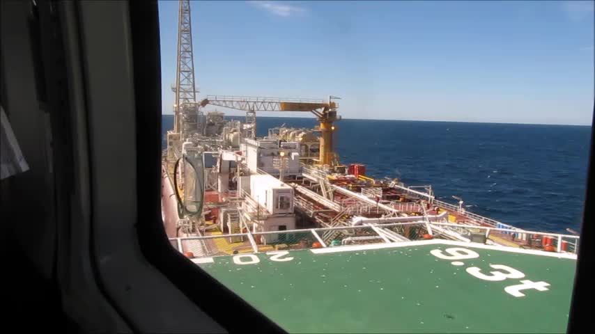 Chopper take off NW shelf West Australia