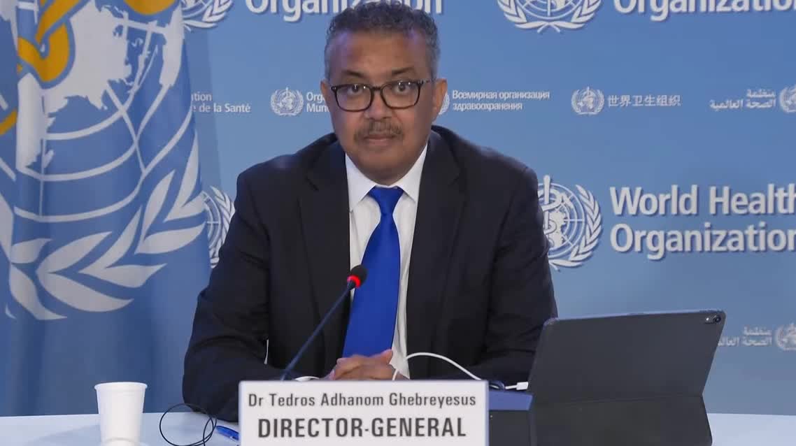 WHO's Tedros: Monkeypox outbreak represents a public health emergency of international concern.