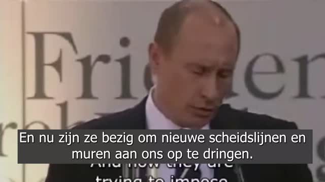 Poetin (Putin) Speech 2007 Dutch Subtitles