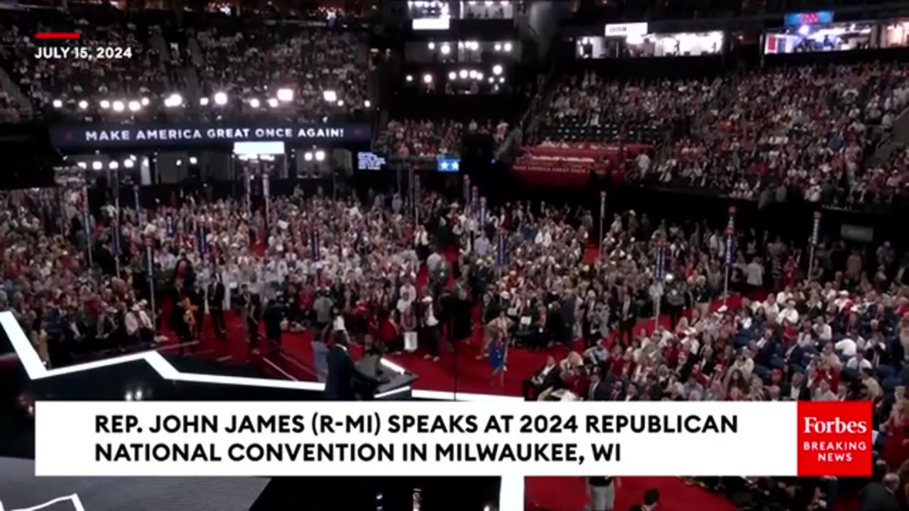 John James Draws Comparison Between Donald Trump & Himself After Assassination Attempt During RNC