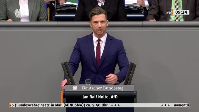 Jan Nolte Rede vom 20.05.2022 - Bundeswehreinsatz in Mali (MINUSMA)