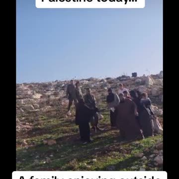 WEST BANK PALESTINE TODAY IDF ASSISTING SETTLER