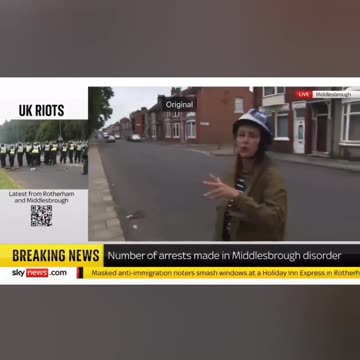 The world media's lies. The situation in Britain is not a mob problem.