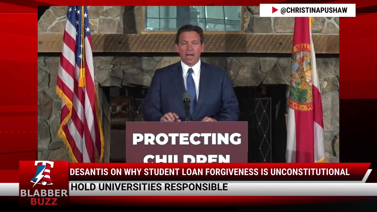 DeSantis On Why Student Loan Forgiveness Is Unconstitutional