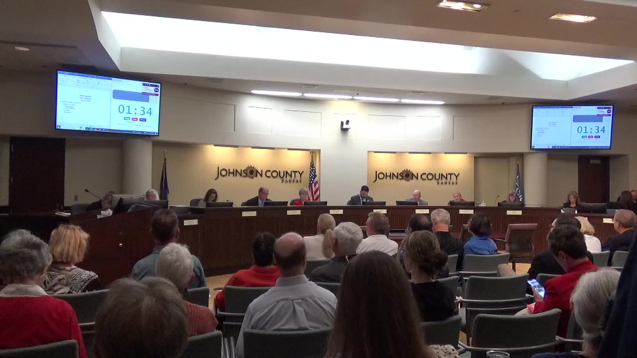 JoCo Comments Before Lenexa Homeless Shelter at BOCC - Olathe, KS, 7-25-2024