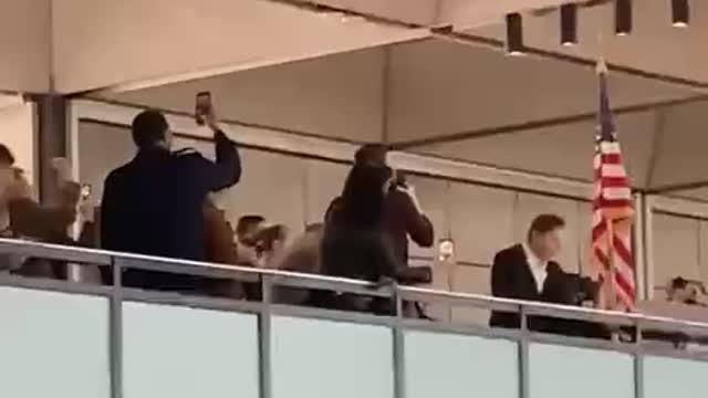 Elon Musk getting a better reception than Biden from US servicemen