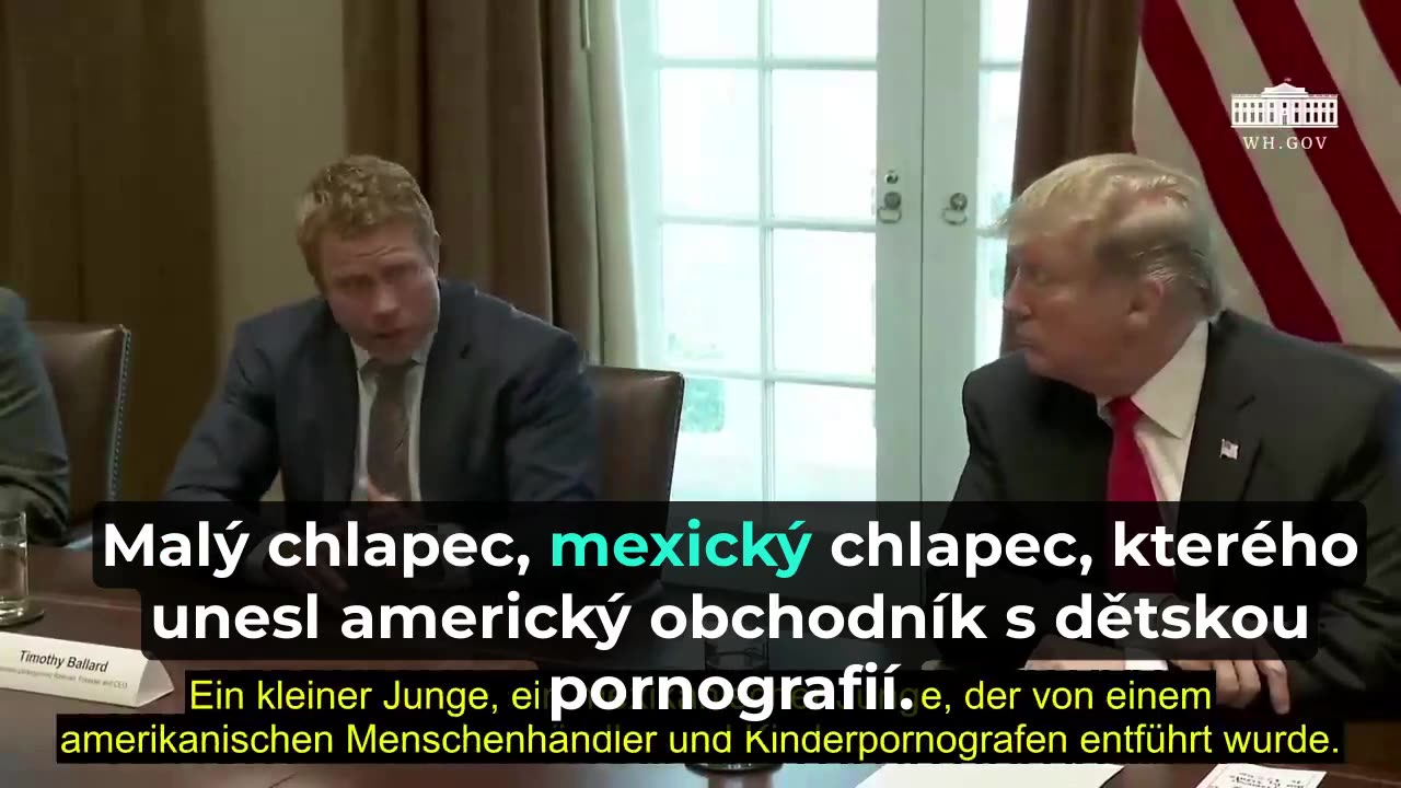 Publicista Timothy Ballard a jeho rozhovor o pedofili s Donaldem Trumpem