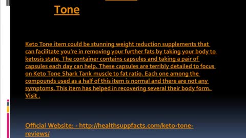 Keto Tone Diet