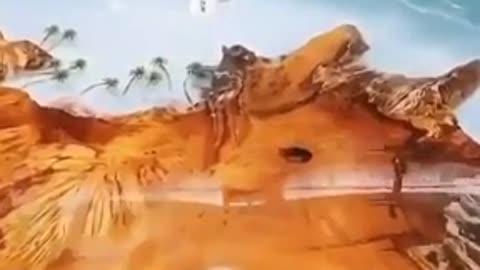 Epoxy ocean table