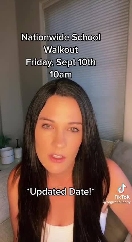 USA: Nationwide School "WALKOUT" Friday Sept 10th 10AM