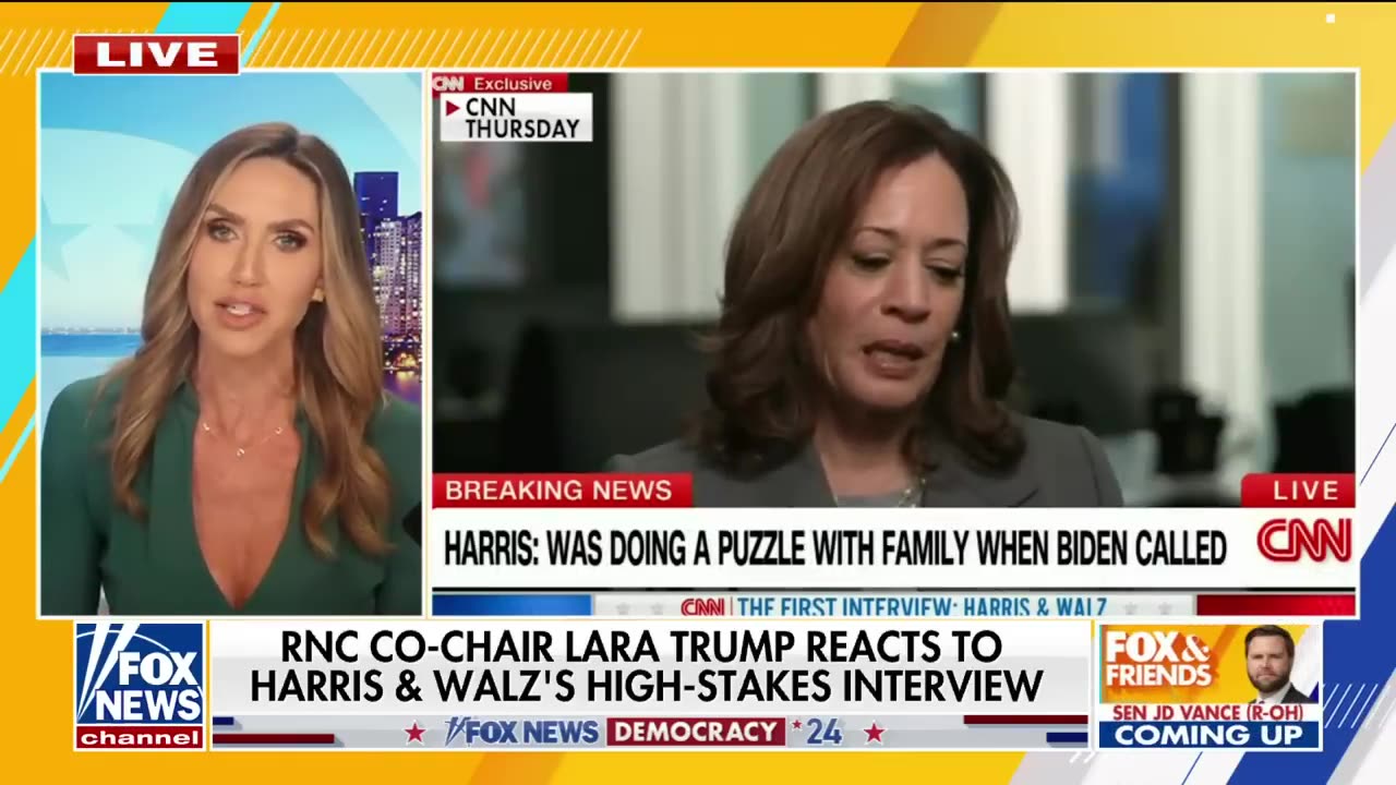 Kamala Harris has no regrets about lying to America Lara Trump