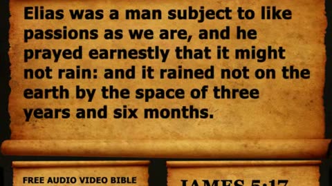 Bible Book 59. James Complete 1-5, King James Version (KJV) Read Along Bible