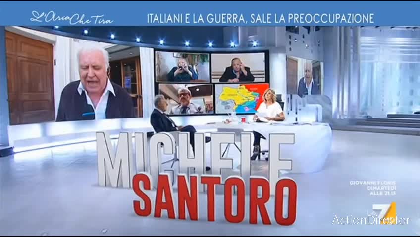 Grande intervento di Santoro