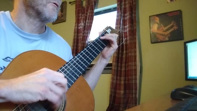 Classical guitar practice