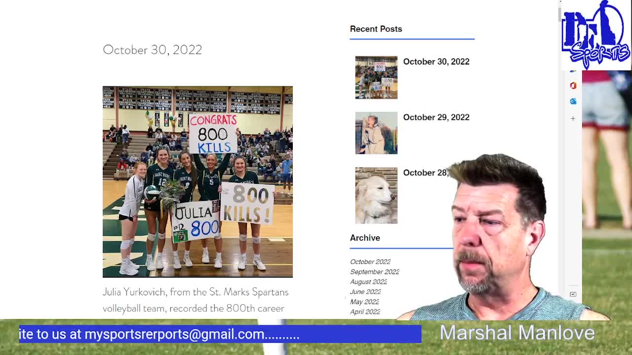 My Sports Reports - Delaware Edition - October 30, 2022