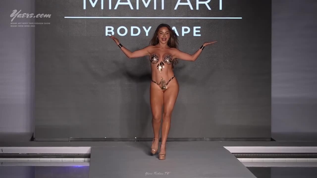 Miami Art Body Tape Fashion Show - Miami Swim Week