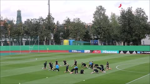 Trening hrvatske reprezentacije u Moskvi