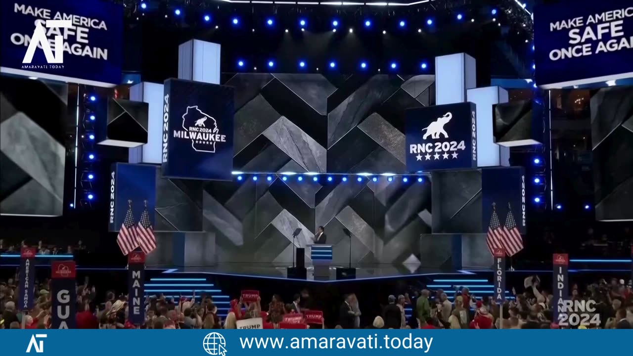 Vivek Ramaswamy's Powerful Speech at the RNC in Milwaukee | Amaravati Today News