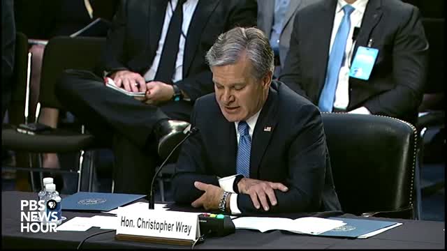 FBI Director Wray: ‘Wide Array of Criminal Threats’ and Drug Trafficking at the Border