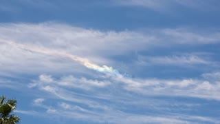 Rainbow chemtrail... I mean cloud