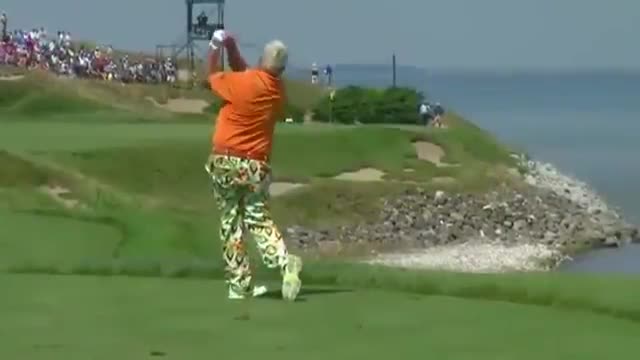 What Happen When John Daly Angry!!!! Throw the club in the Lake!! :)