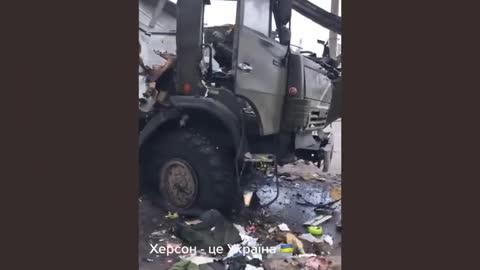 Aftermath of Civilian Attack on Russians in Kherson