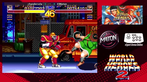 World Heroes 2 • Luchas en linea • "ChanderVZLA" vs "ElMaton" • 2024/12/18 - #onlineplay