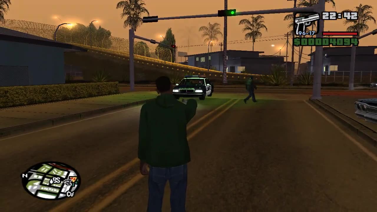 Police Car Chases Driverless GTA San Andreas