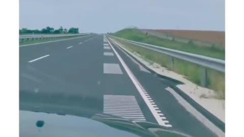 Hungary`s musical road will sing to drivers goind at the right speed