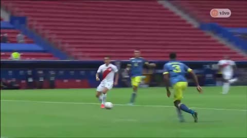 Gol de Yotún contra la Selección Colombiana