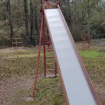 Boy on Slide