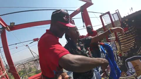 BUNGEE JUMPING AT SOWETO (ORLANDO) TOWERS!!!!