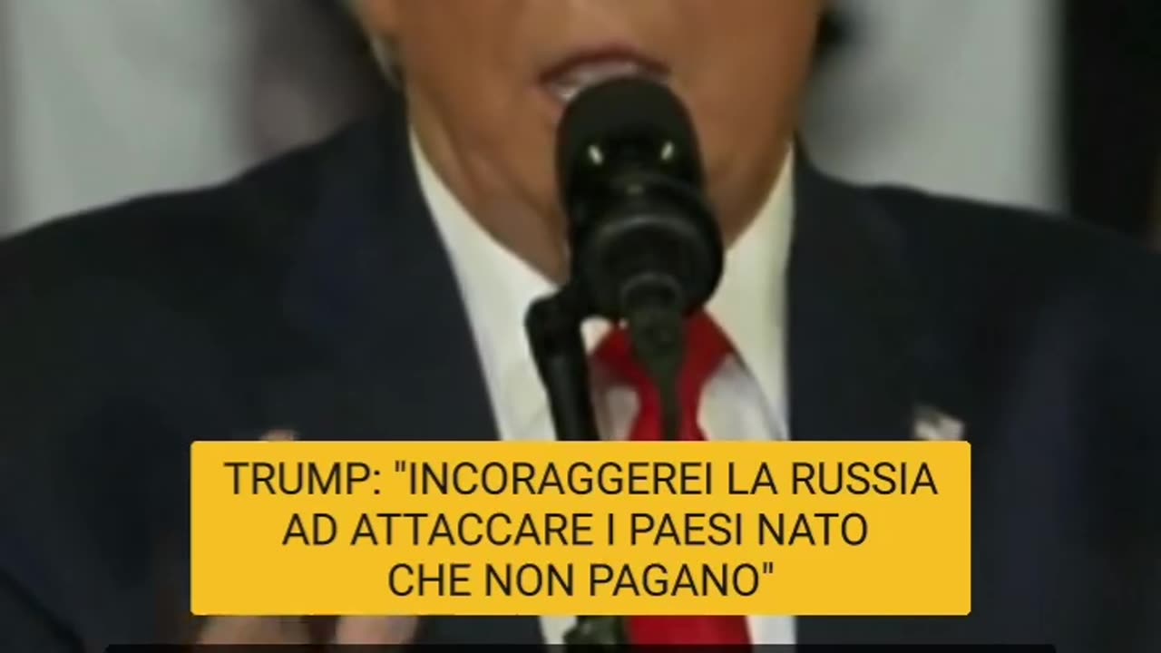 At a rally in South Carolina Donald Trump harslhly attacked the European countries with NATO.