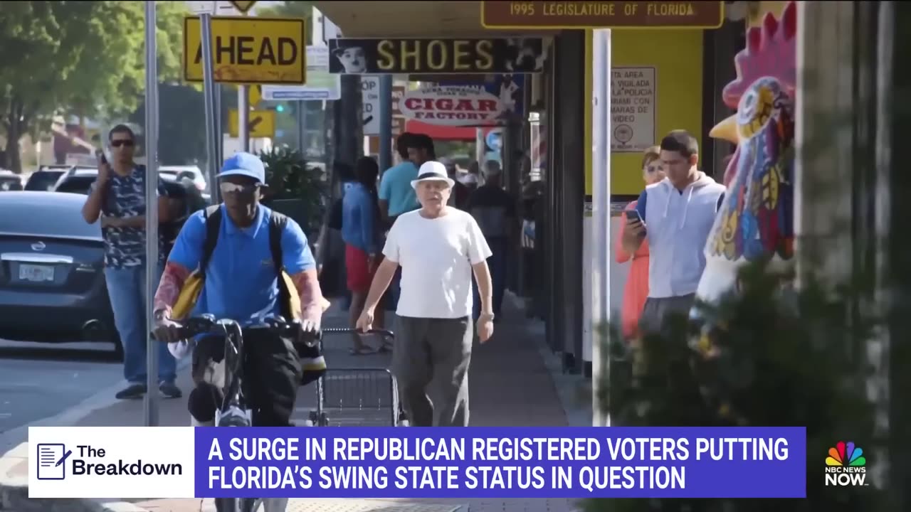 Surge in Republican registered voters has Florida's swing state status in question